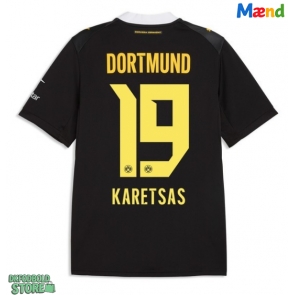 Borussia Dortmund Konstantinos Karetsas #19 Replika Udebanetrøje 2026-27 Kortærmet